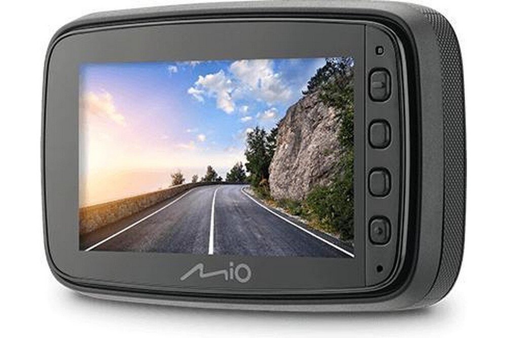 Wideorejestrator MIO Mivue 818  obiektyw rozdzielczość nagrywanie kąt zapis sensor czujnik montaż wymiary ładowanie zasilanie auto samochód rejestrowanie karta pamięć pojemność ładowarka obraz zdjęcia filmy aplikacja sterowanie 