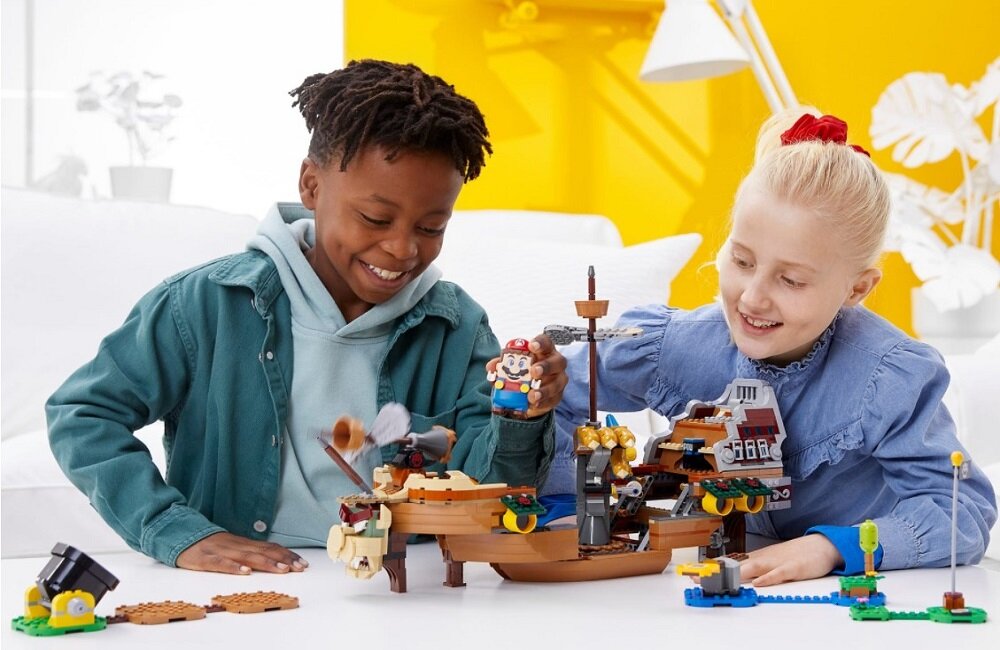 LEGO Super Mario Sterowiec Bowsera zestaw dodatkowy 71391 Zajrzyj do środka