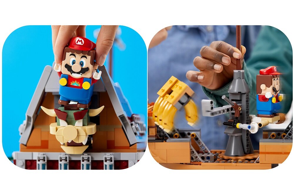 LEGO Super Mario Sterowiec Bowsera zestaw dodatkowy 71391 Zbieraj dodatkowe monety