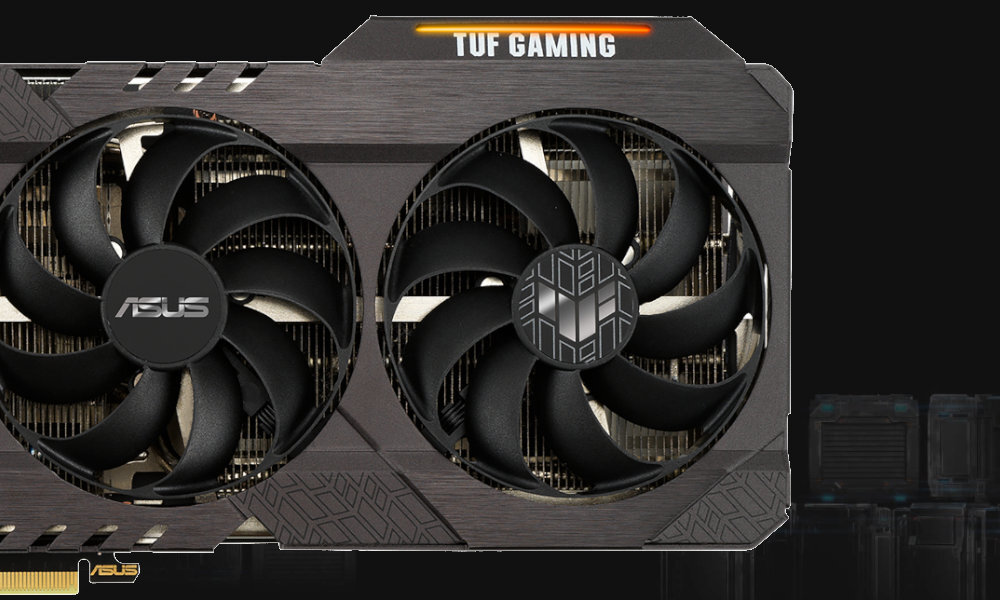 ASUS TUF Gaming GeForce RTX 3070 V2 OC LHR 8GB front