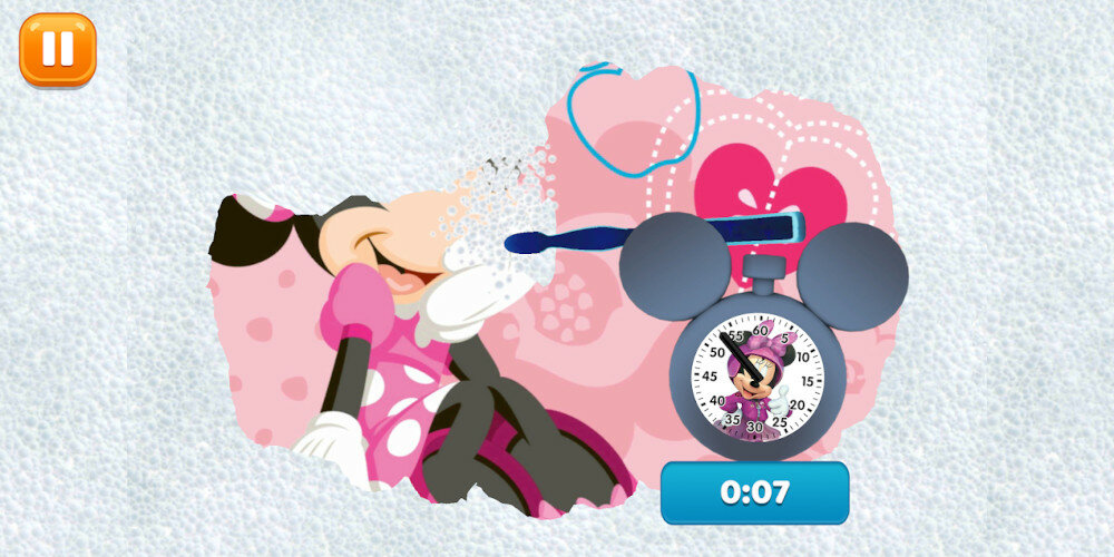 Szczoteczka rotacyjna ORAL-B Kids D100 Mickey aplikacja disney magic timer