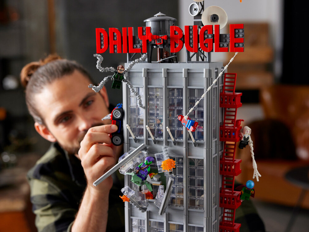LEGO Marvel Daily Bugle 76178 3772 elementy trzypiętrowy model ze świata Marvela imponująca ozdoba