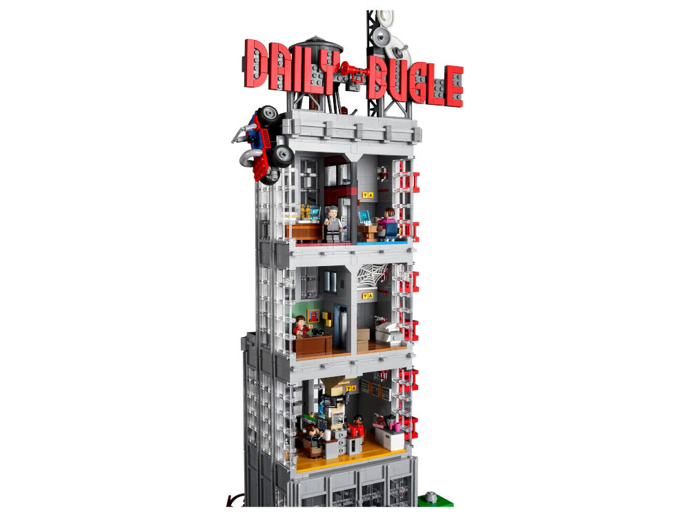 LEGO Marvel Daily Bugle 76178 wszystkie klocki LEGO wyróżniają się wysoką jakością wykonania poddawane specjalistycznym testom wytrzymałościowym solidnie przebadane spełniają najwyższe standardy bezpieczeństwa