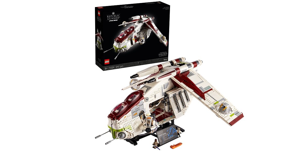 LEGO Star Wars Kanonierka Republiki 75309 kreatywność zabawa rozwój klocki figurki minifigurki jakość tradycja konstrukcja nauka wyobraźnia role jakość bezpieczeństwo wyobraźnia budowanie pasja hobby