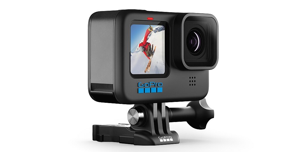 Kamera sportowa GOPRO HERO10 filmy zdjęcia nagrywanie obiektyw rozdzielczość odporność wymiary montaż ogniskowa tryby funkcje cechy opis ekran sterowanie 