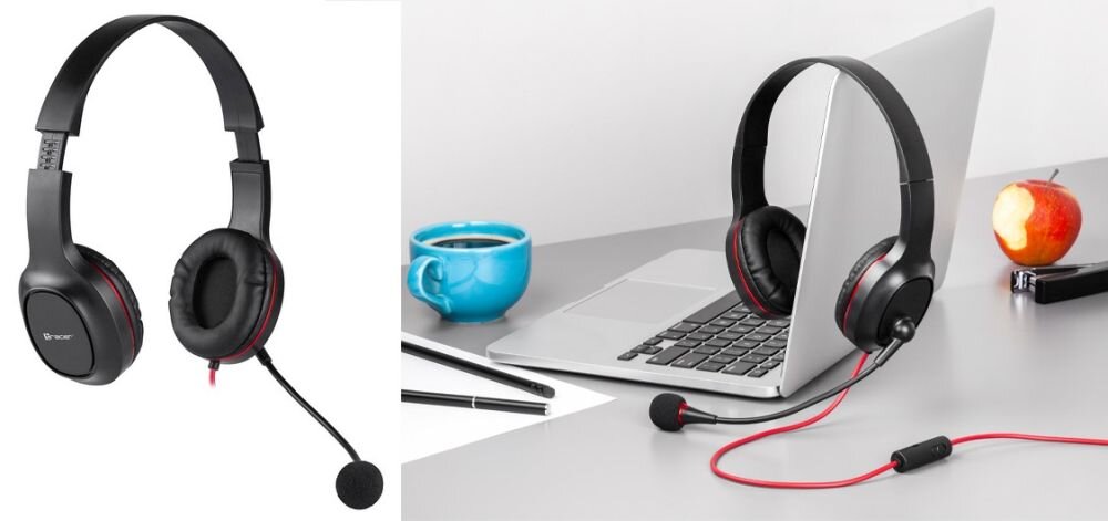Zestaw TRACER 4w1 Multi-Office  mysz klawiatura słuchawki praca biuro 