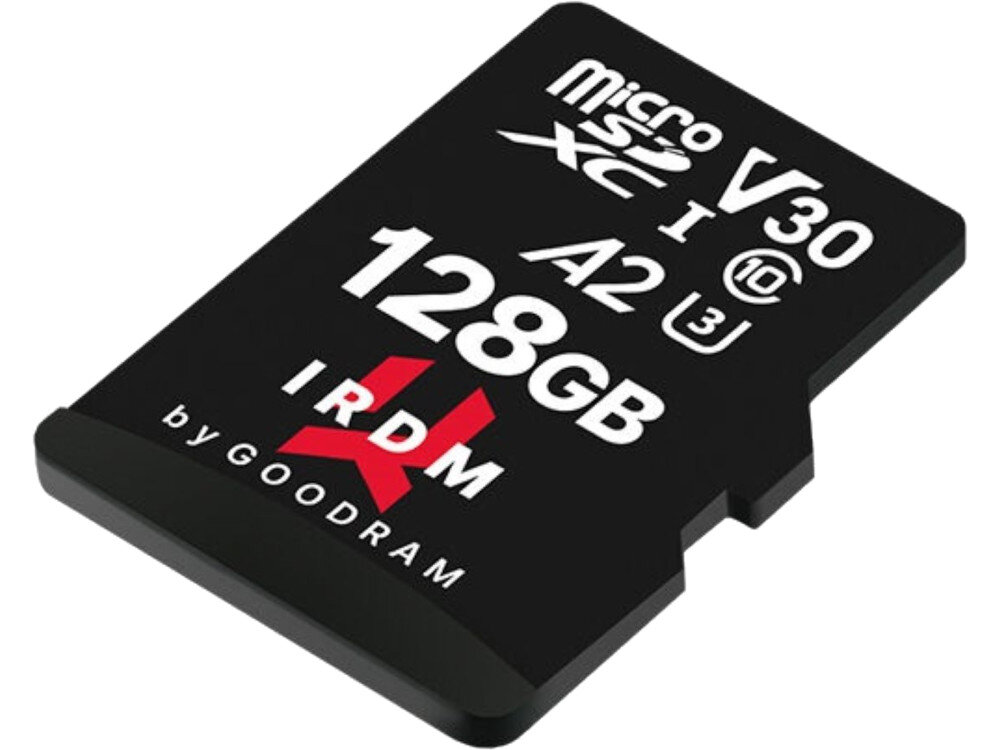 Karta pamieci GOODRAM IRDM microSDXC  128GB + Adapter wysokiej klasy materialy