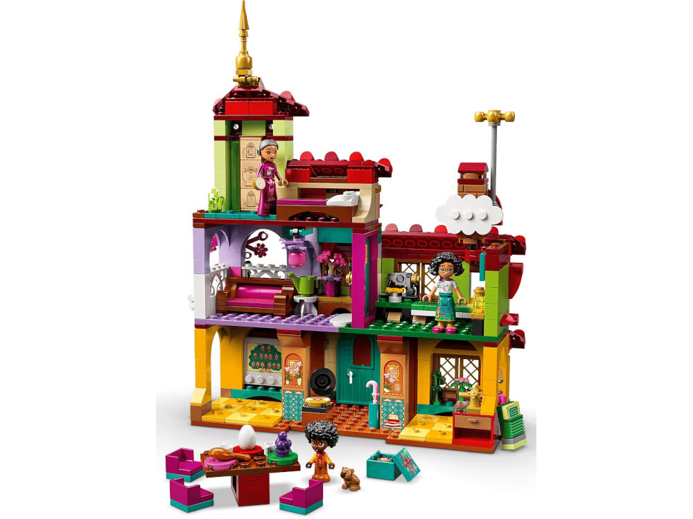 LEGO Disney Dom Madrigalów 43202 587 elementów budynek wymiary 26 cm wysokości 20 cm szerokości 10 cm głębokości dla dzieci powyżej 6 roku życia