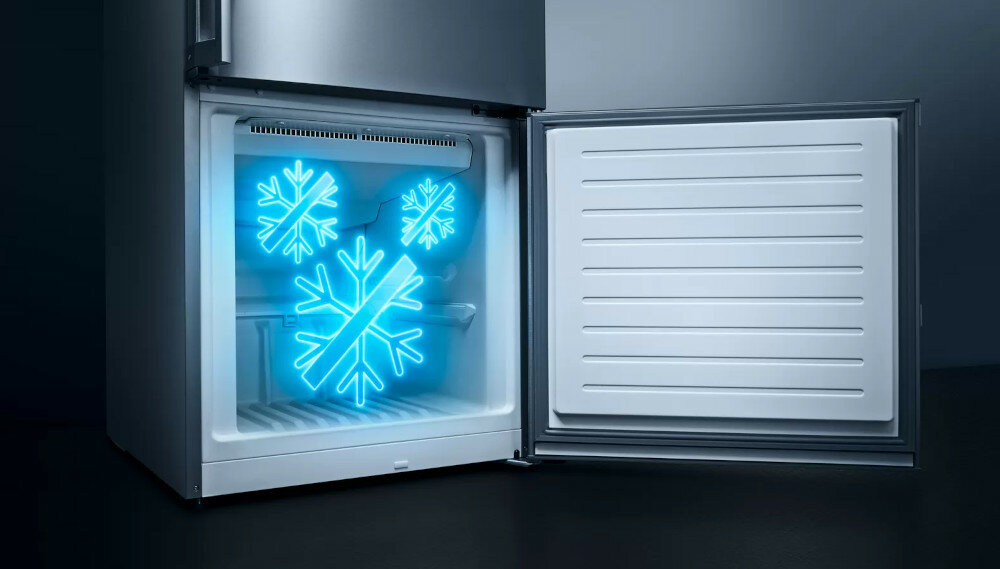 SIEMENS-KF96NAXEA lodówka no frost technologia odprowadzanie wilgoci bez szronu oszczędność