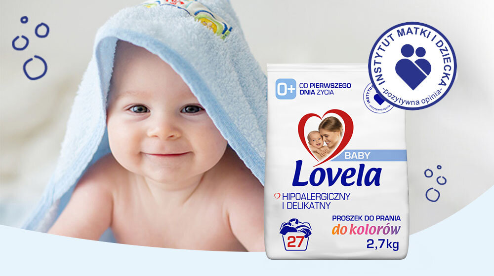 Proszek do prania LOVELA Baby Color 2.7 kg niemowlę w ręczniku
