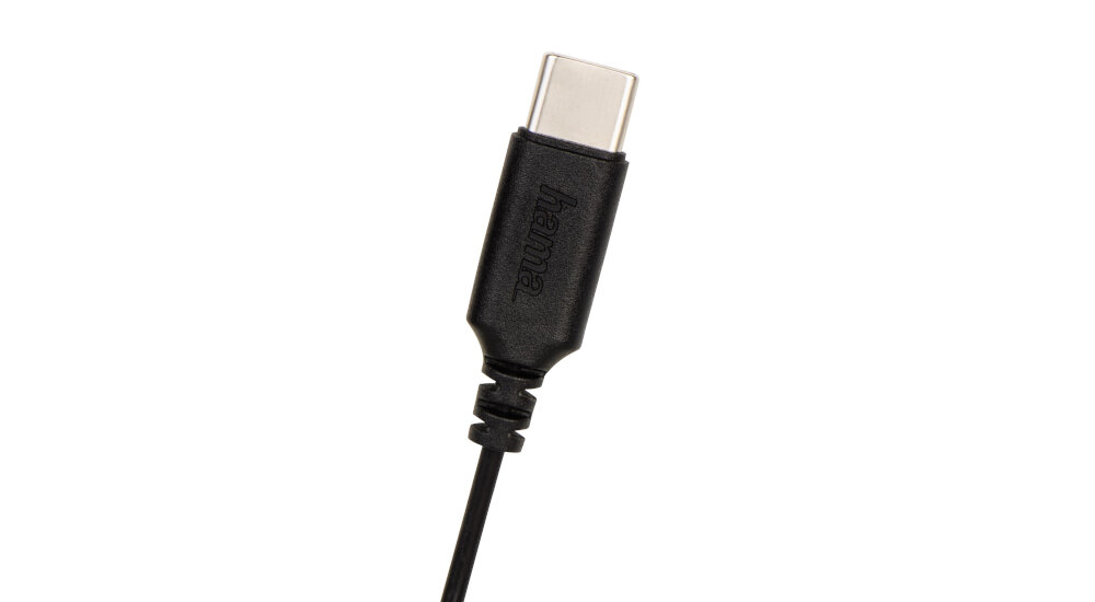Słuchawki dokanałowe HAMA Basic4Phone USB-C Czarny złącze
