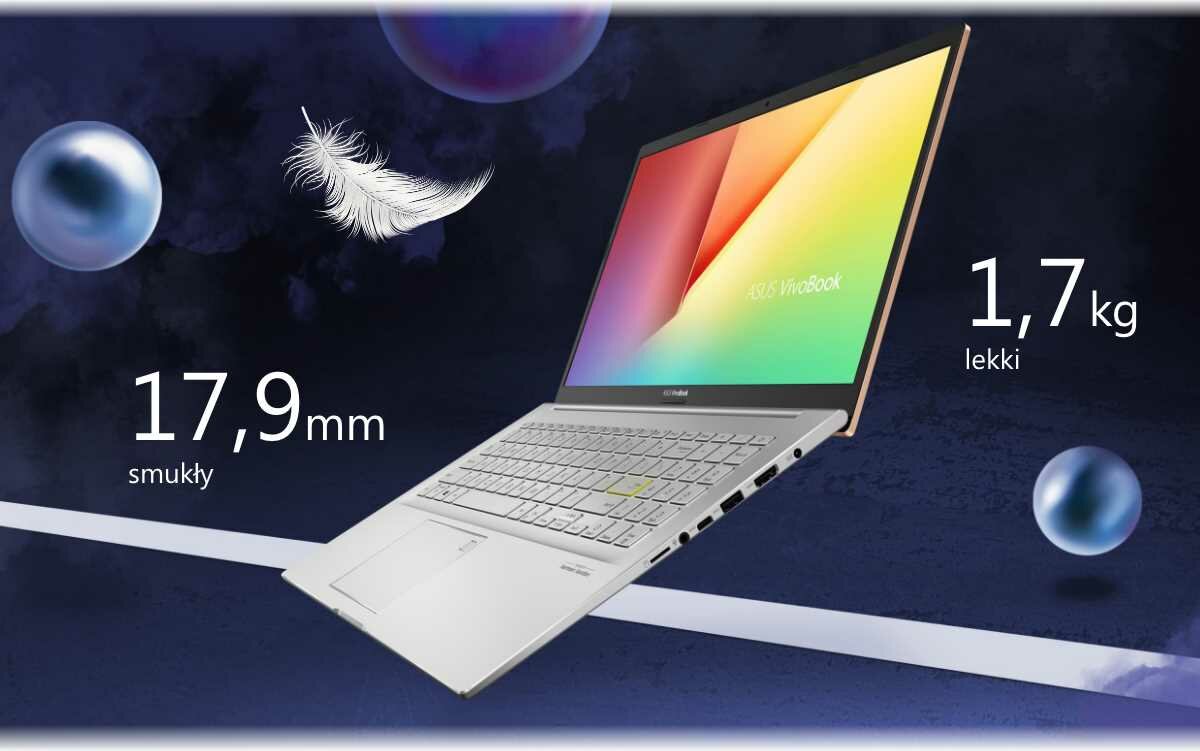 Laptop ASUS VivoBook K513EA - Superlekki 