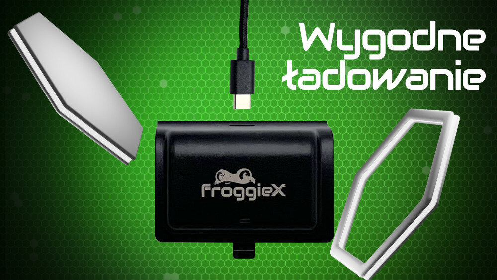Akumulator FROGGIEX FX-XS-B1-B do Xbox  - ładowanie