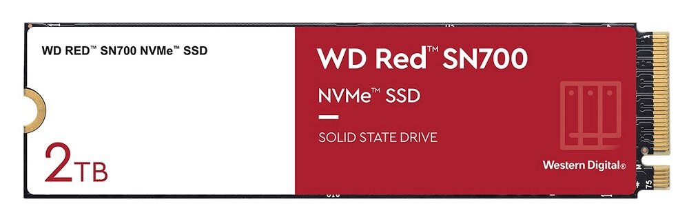 Dysk WD Red SN700 WDS200T1R0C 2TB SSD Wielozadaniowość mu nie straszna Na ekstremalne warunki