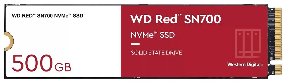 Dysk WD Red SN700 WDS500G1R0C 500GB SSD Wielozadaniowość mu nie straszna Na ekstremalne warunki