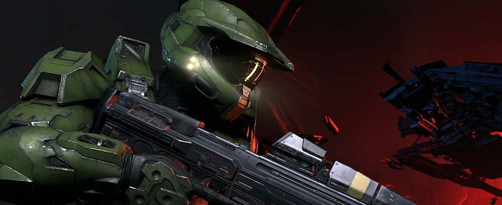 Halo Infinite Gra rozgrywka akcja strzelanka postacie fabuła kampania konsola pc xbox 4k ftp bronie mapa multiplayer online 