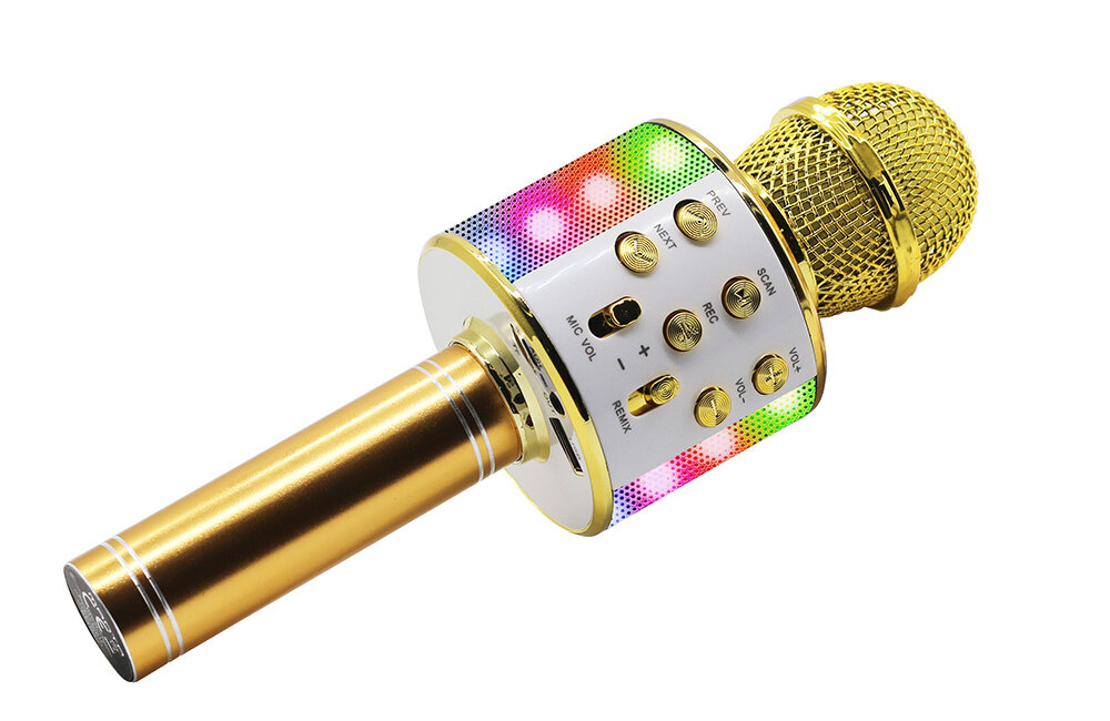 Głośnik mobilny MANTA MIC20-GL z mikrofonem Różowy glosnik mikrofon regulacja dostosowanie