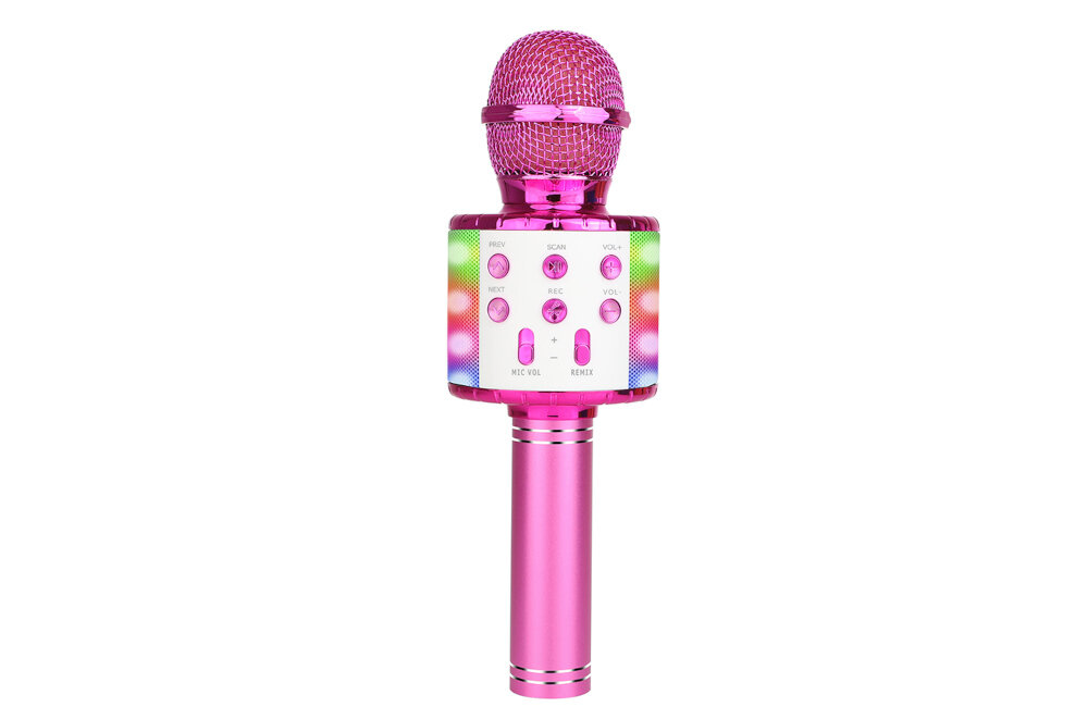 Głośnik mobilny MANTA MIC21-PKL z mikrofonem Różowy muzyka
