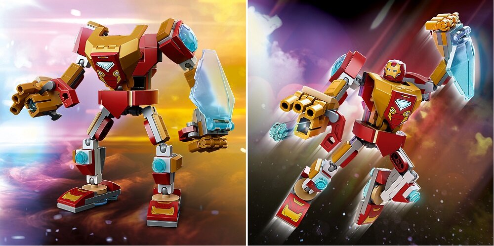 LEGO Marvel Mechaniczna zbroja Iron Mana 76203 Niezapomniane chwile podczas zabawy