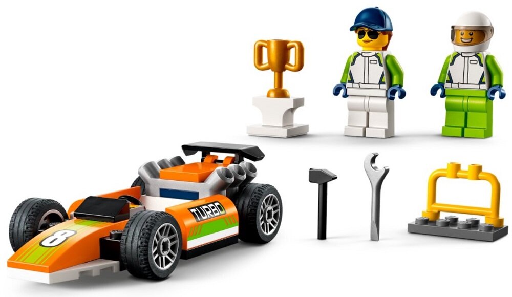 LEGO City Samochód wyścigowy 60322 Wyścigowa rozrywka
