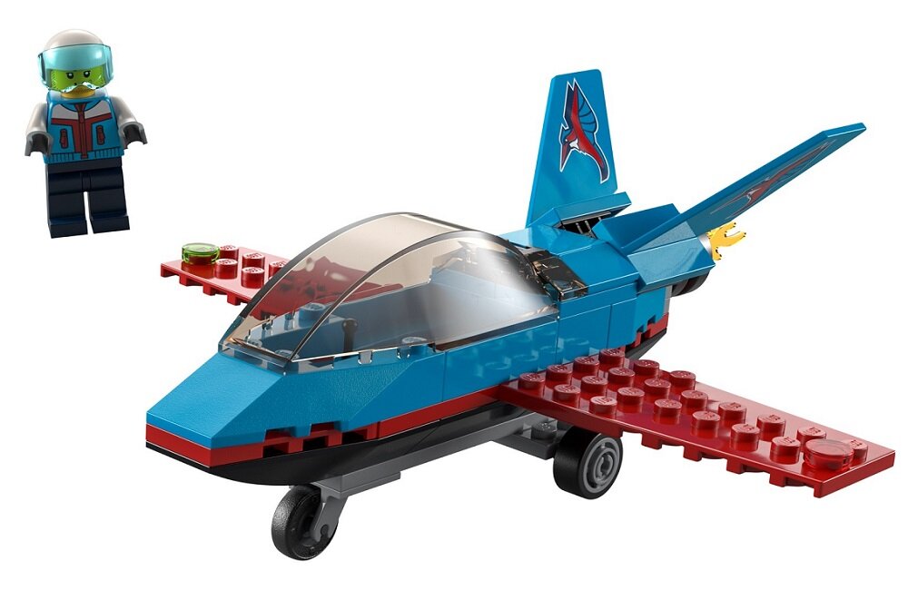 LEGO City Samolot kaskaderski 60323 Proste instrukcje bezpłatna aplikacja