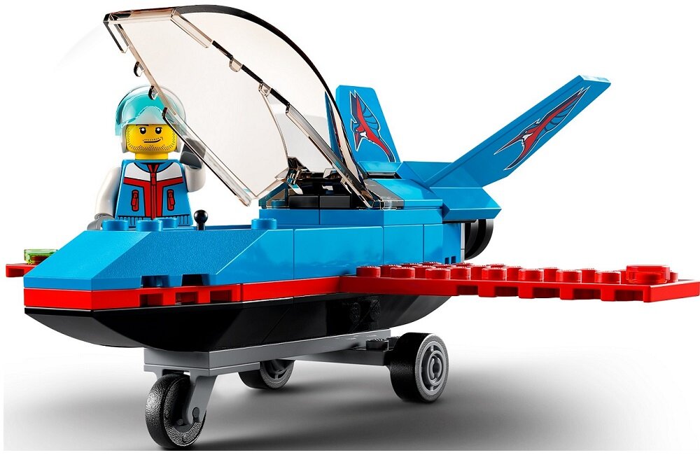 LEGO City Samolot kaskaderski 60323 Specjalne miejsce dla minifigurki