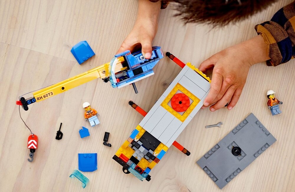 LEGO City Żuraw samochodowy 60324 Cyfrowy przewodnik po budowaniu