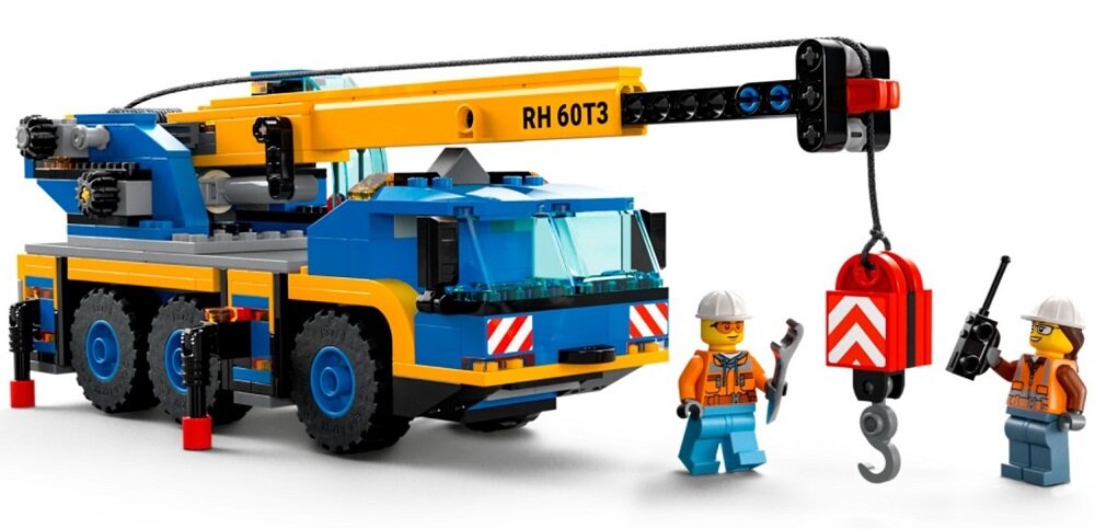 LEGO City Żuraw samochodowy 60324 Wysoka jakość i bezpieczeństwo
