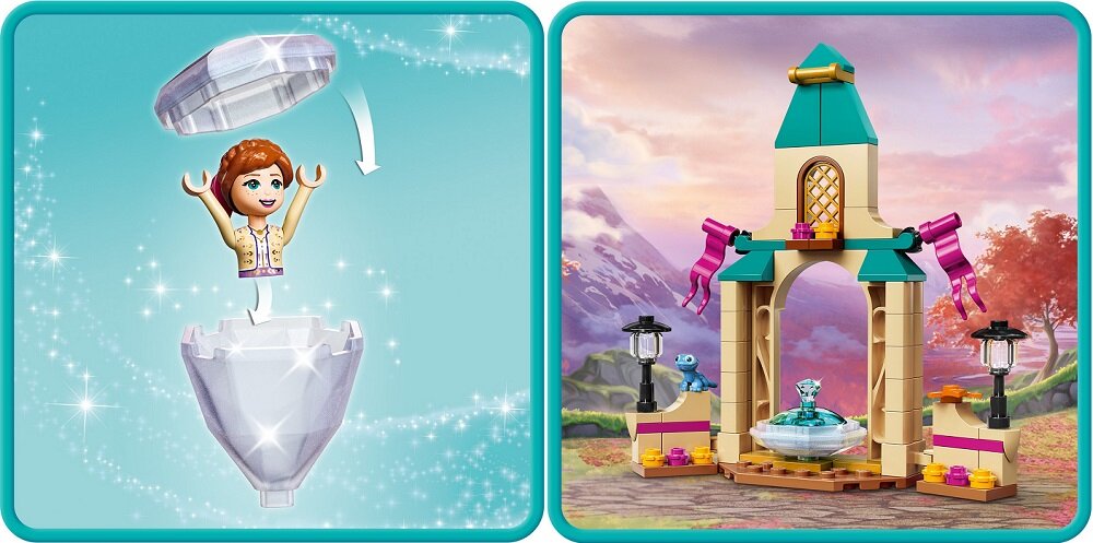 LEGO Disney Dziedziniec zamku Anny 43198 Dla małej księżniczki