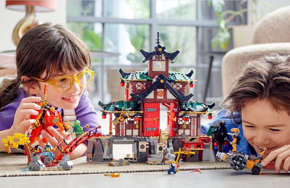 LEGO Ninjago Dojo ninja w świątyni 71767 Radość z budowania Akcja w fantastycznym świecie
