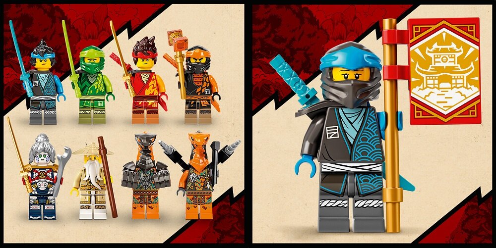LEGO Ninjago Dojo ninja w świątyni 71767 Zestaw konstrukcyjny zachęcający do swobodnej zabawy