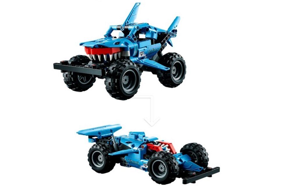 LEGO Technic Monster Jam Megalodon 42134 Pełen akcji zestaw 2 w 1