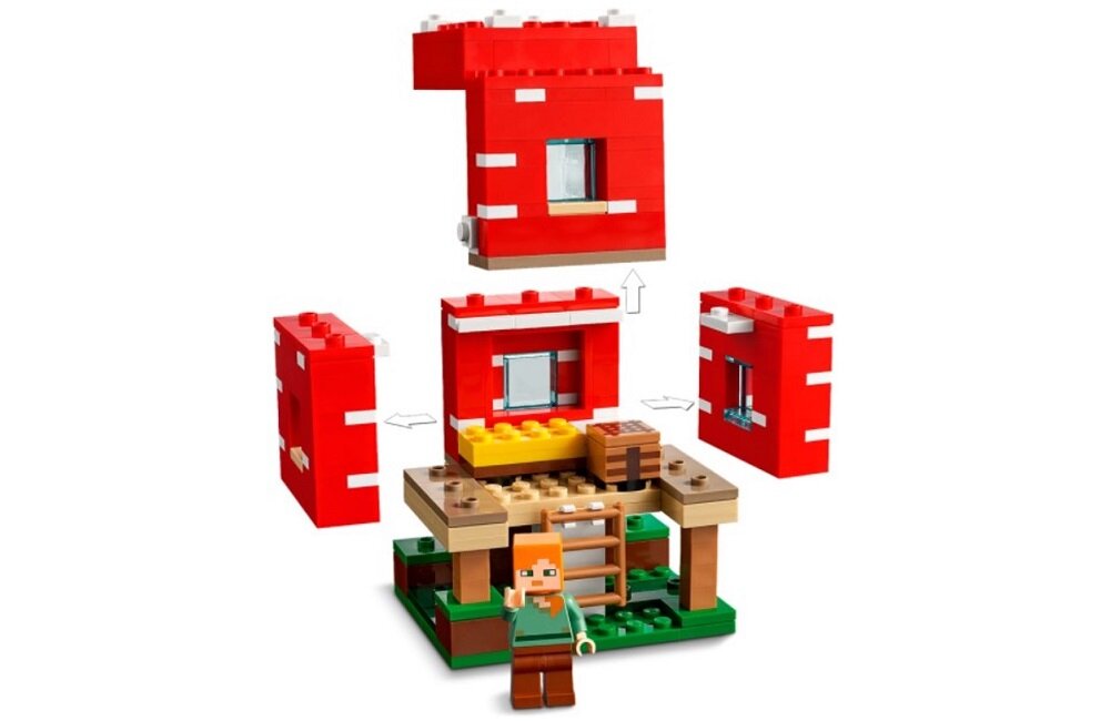 LEGO Minecraft Dom w grzybie 21179 Inspiracja dla wyobraźni