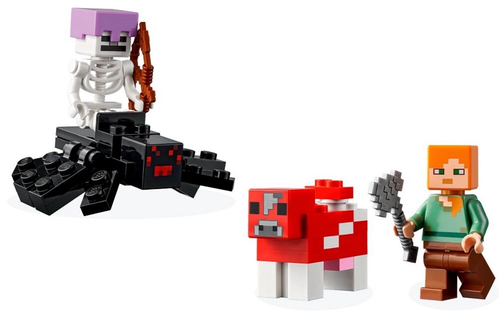 LEGO Minecraft Dom w grzybie 21179 Realistyczne detale