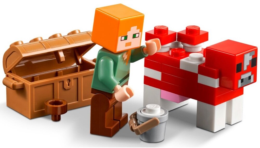 LEGO Minecraft Dom w grzybie 21179 Wysoka jakość i bezpieczeństwo