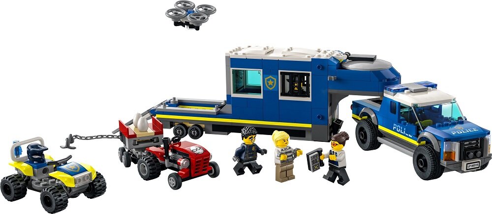 LEGO City Mobilne centrum dowodzenia policji 60315 Zestaw dla małych konstruktorów