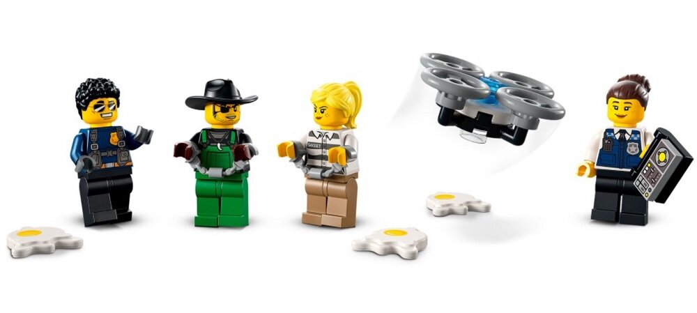 LEGO City Mobilne centrum dowodzenia policji 60315 Minifigurki w zestawie
