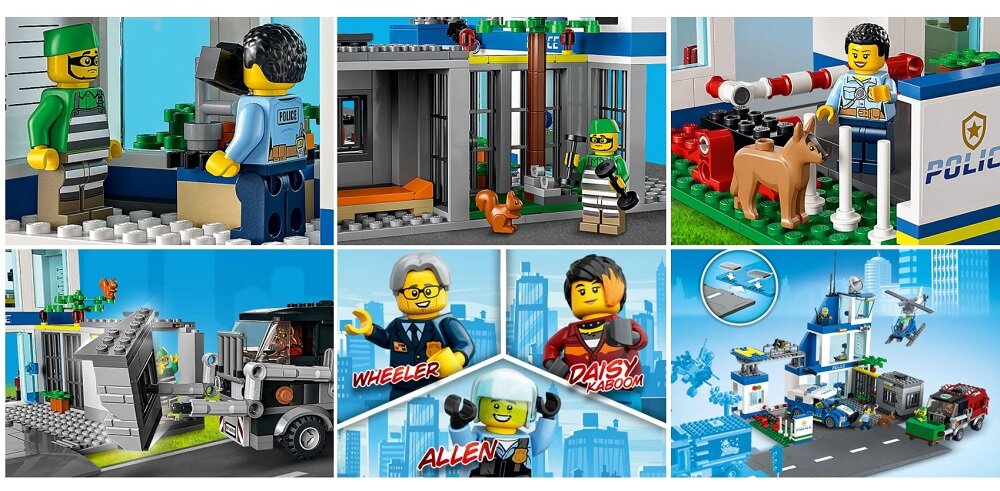 LEGO City Posterunek policji 60316 Cechy i funkcje