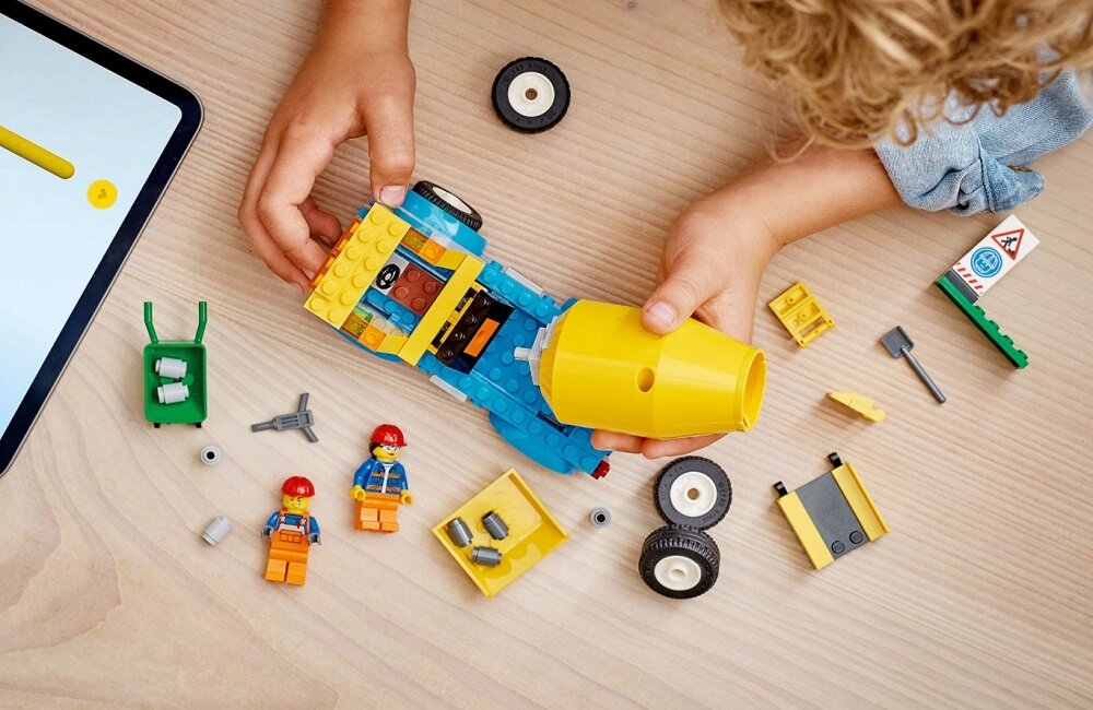 LEGO City Ciężarówka z betoniarką 60325 dla chłopców dla dziewczynek