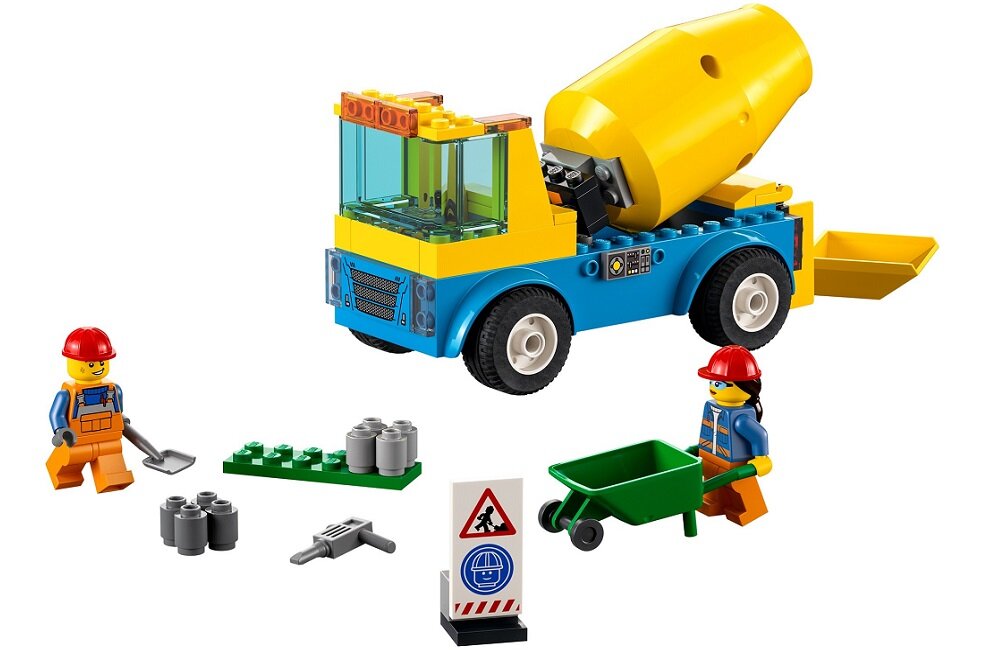 LEGO City Ciężarówka z betoniarką 60325 Inspiruje młodych konstruktorów