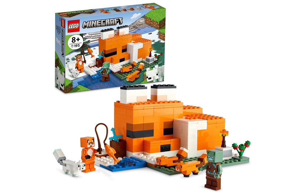 LEGO Minecraft Siedlisko lisów 21178 Odpowiednio zapakowany