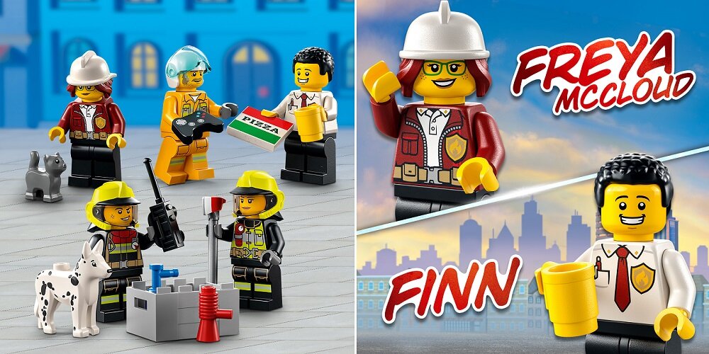LEGO City Remiza strażacka 60320 Każdy strażak ma swoje niezbędniki 
