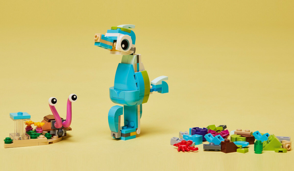 LEGO Creator Delfin i żółw 31128 ruchome figurki