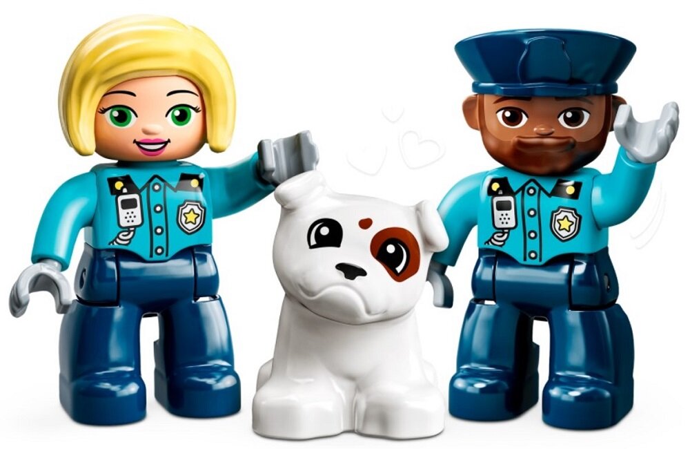 LEGO Duplo Posterunek policji i helikopter 10959 Policyjna zabawka dla najmłodszych