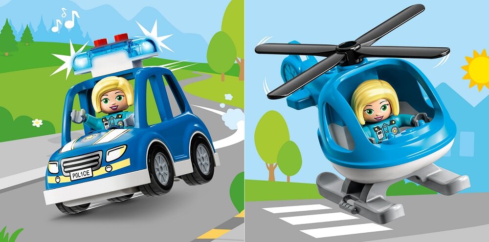 LEGO Duplo Posterunek policji i helikopter 10959 Wszechstronny zestaw