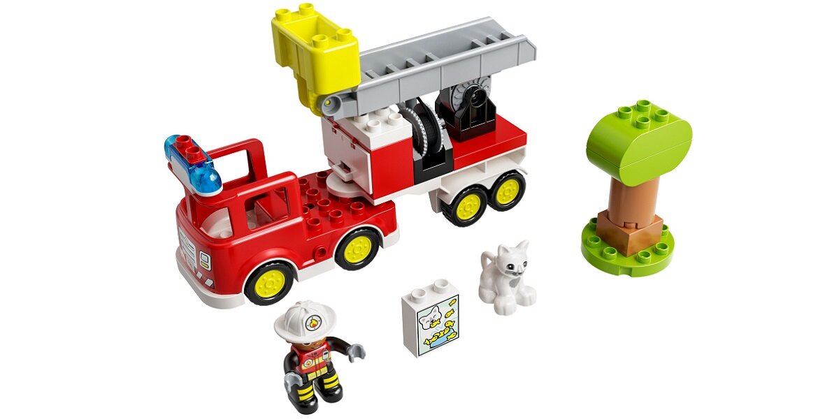 LEGO Duplo Wóz strażacki 10969 Mnóstwo zabawy dla małych strażaków
