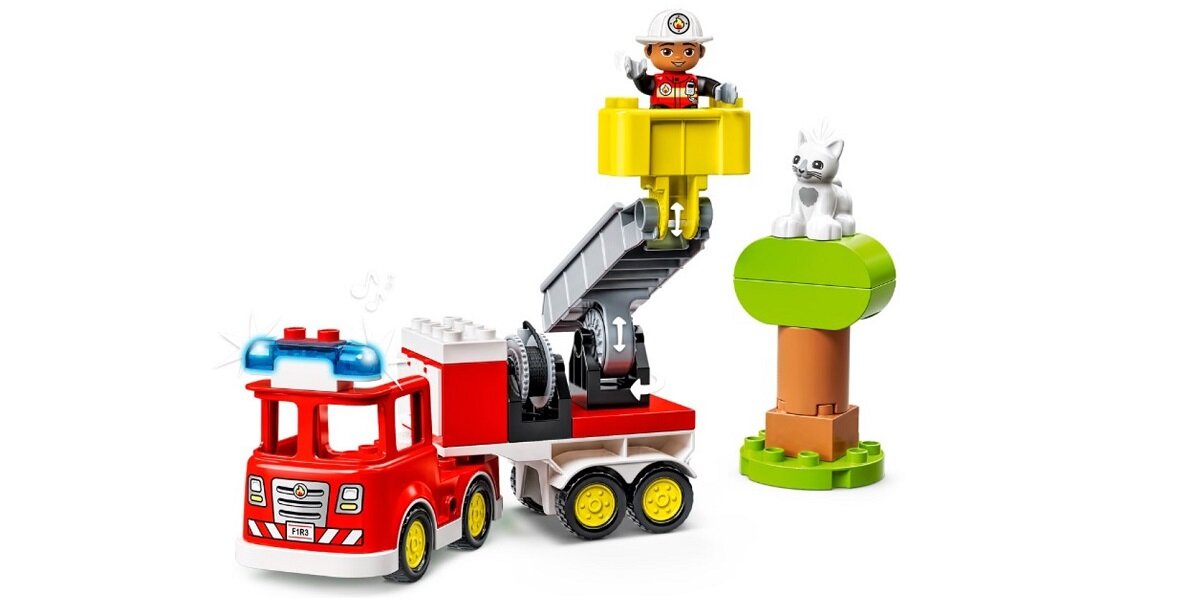 LEGO Duplo Wóz strażacki 10969 
Pomoc w rozwoju życiowych umiejętności
