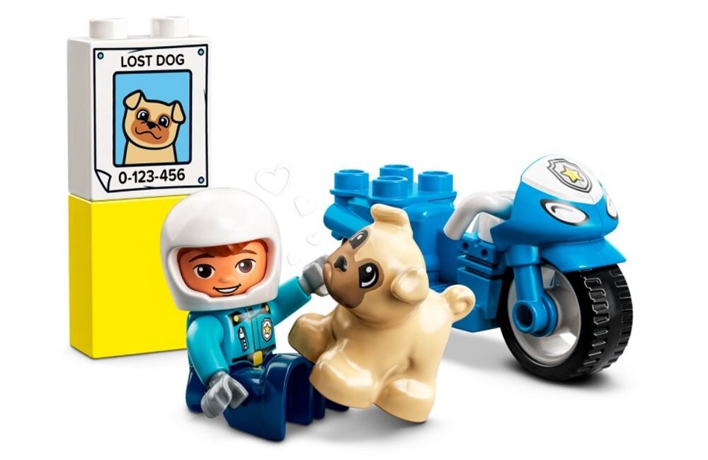 LEGO Duplo Motocykl policyjny 10967 Zabawa napędzana wyobraźnią