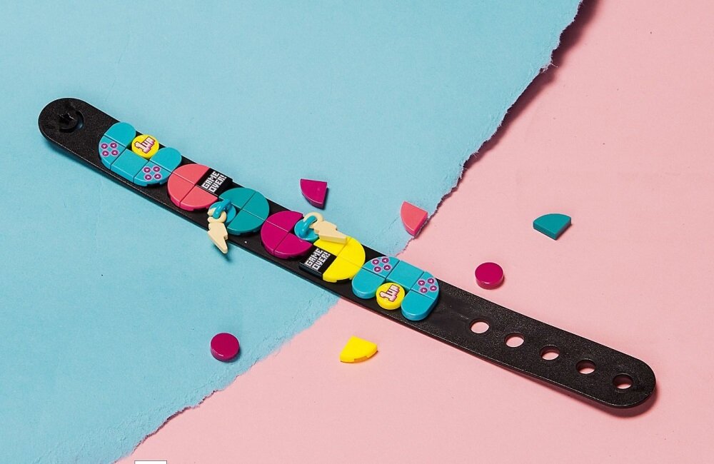 LEGO Dots Gracz bransoletka z zawieszkami 41943 Projektuj dekoruj przerabiaj Kreatywne wyrażanie siebie