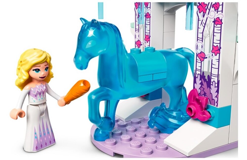 LEGO Disney Elza i lodowa stajnia Nokka 43209 Budowanie, zabawa i opieka nad zwierzakiem